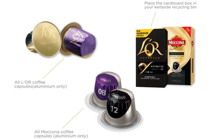 L'OR & Moccona Capsules Recycling Program 